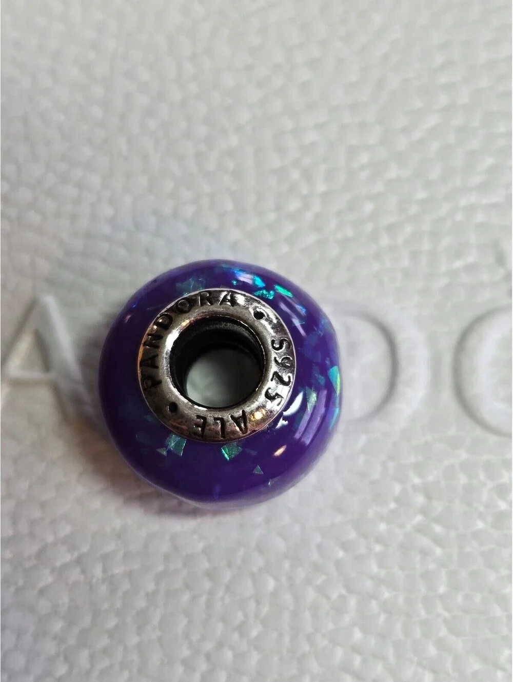 Pandora charm bead s925 glass bead